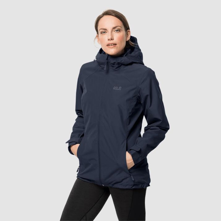 Jack Wolfskin Womens Norrland 3in1 Jacket Navy 548913MTR